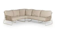 Tierra Outdoor Dining Loungeset Rivera Champagne - thumbnail