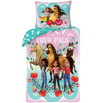 Spirit Dekbedovertrek True Pals - 140 x 200 cm - Katoen - 70 x 90 cm