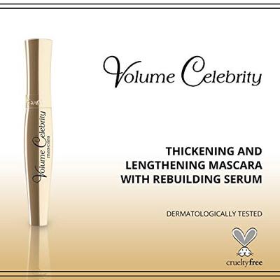 Eveline volume celebrities mascara zwart 9ml - thumbnail