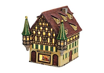 Wurm Light House "Sparkasse" van porselein, Kleurrijk (B/H/D) 16x17x17cm