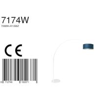 Steinhauer Velvet booglampSparkled blauw - 7174W - thumbnail