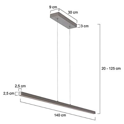 Steinhauer Led hanglamplight stripe - 2745ST