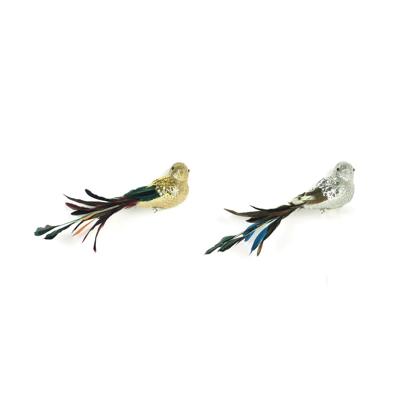 Kerstversiering DKD Home Decor Polyester Fågel Pailletten (26 x 5 x 7 cm) (2 Stuks) Kerstversiering DKD Home Decor Polyester Fågel Pailletten (26 x 5 x 7 cm) (2 Stuks)
