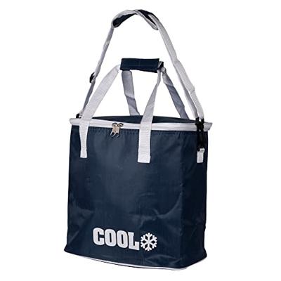 Basic Koeltas 18l 29x21x31 cm donkerblauw/wit