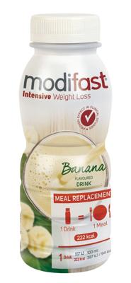 Modifast Intensive Drinkmaaltijd Vloeibaar Banaan 236ml