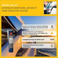 Sikaflex® 295 UV 300ml - Zwart - thumbnail