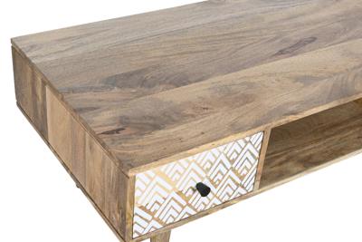 Hoofdtafel DKD Home Decor 120 x 60 x 45 cm Mangohout