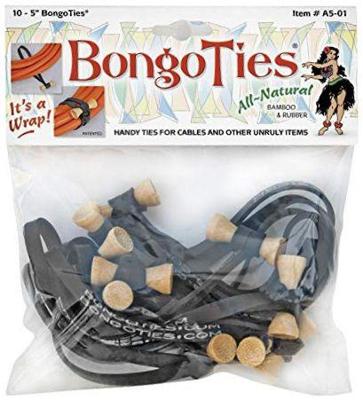 Bongo Ties Black original 10st