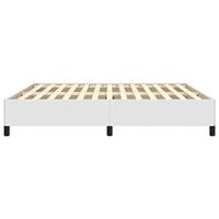 Bedframe kunstleer wit 180x200 cm - thumbnail