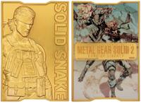 Metal Gear Solid 2 24K Gold-Plated Ingot - Snake (Limited Edition) - thumbnail