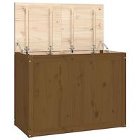 VidaXL Wasmand 88,5x44x66 cm massief grenenhout honingbruin - thumbnail