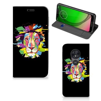 Motorola Moto G7 Play Magnet Case Lion Color Motorola Moto G7 Play Magnet Case Lion Color