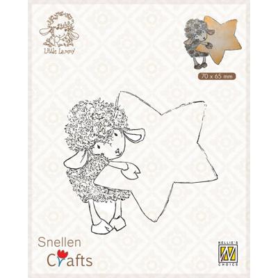 Nellie's Choice • little lammy clear stamp lammy with star