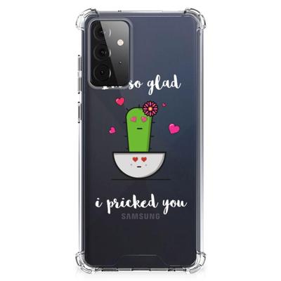 Samsung Galaxy A72 4G/5G Stevig | Bumper Hoesje | Cactus Glad Samsung Galaxy A72 4G/5G Stevig | Bumper Hoesje | Cactus Glad
