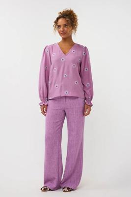 Ydence Pants Leona | Purple melange