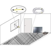 Renkforce Antenne, Satelliet Aansluitkabel [1x F-bus - 1x F-bus] 30.00 cm Vensterdoorvoer Koper - thumbnail
