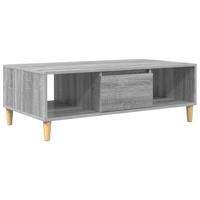 Salontafel Grijs sonoma 103.5 x 60 x 35 cm Bewerkt hout - thumbnail