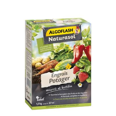 ALGOFLASH NATURASOL - Geroosterde hoorn en gedroogde bloedmeststof 1,5kg