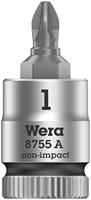 Wera 8755 A 05003353001 Kruiskop Pozidriv Dopsleutel-bitinzet PZ 1 1/4 (6.3 mm) - thumbnail