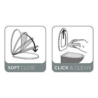 Toiletzitting Tiger Pasadena Thermoplast Softclose Quickrelease Wit - thumbnail