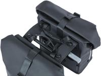 Basil dubbele tas soho nordlicht mik 41l zwart - thumbnail