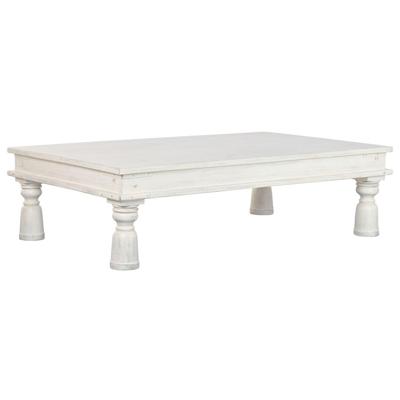 Hoofdtafel Home ESPRIT Wit 70 x 107 x 45 cm