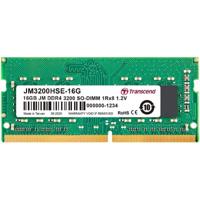 Transcend jm3200hse-16g jetram, 16gb, so-dimm, ddr4 3200 mhz, 1rx8, 2gx8, cl22, 1.2v - thumbnail