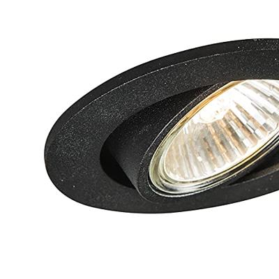QAZQA Smart inbouwspot zwart kantelbaar incl. Wifi GU10 - Cisco QAZQA Smart inbouwspot zwart kantelbaar incl. Wifi GU10 - Cisco