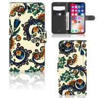 Wallet Case Apple iPhone Xs Max Barok Flower - thumbnail