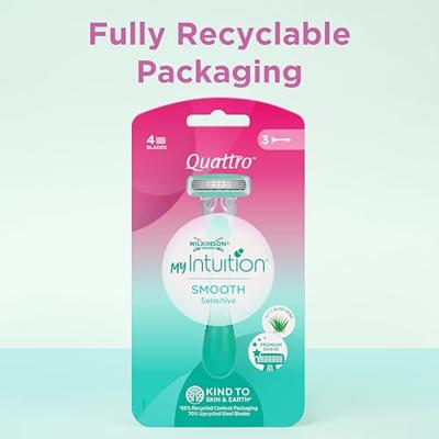 Wilkinson Quattro Smooth Sensitive Wegwerpscheermesjes - thumbnail