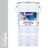 Ruwol 2K Epoxy Vloercoating Lichtgrijs (RAL 7035) 5 kg - thumbnail