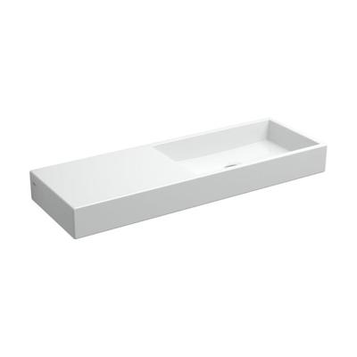 Fontein Clou Mini Wash Me 56x19x6 cm Links Keramiek Glans Wit Clou Fontein Clou Mini Wash Me 56x19x6 cm Links Keramiek Glans Wit Clou