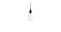 Muuto E27 Hanglamp LED - Zwart - thumbnail