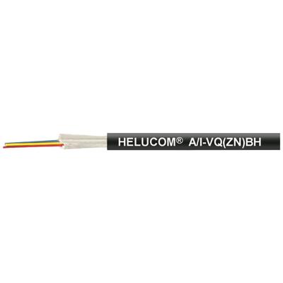 HELU 82809-100 Glasvezelkabel Multimode OM1 Zwart 100 m
