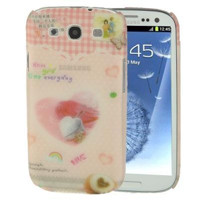 hoge-quality Embossed Feel Emily Elizabeth Jewelry patroon Anti-kras Plastic beschermend hoesje voor Samsung Galaxy S III / i9300