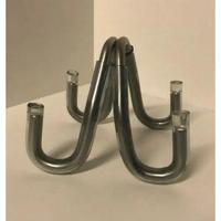 Takel&co ophanghaken Ebike met beschermingsrubber RVS (2st) - thumbnail