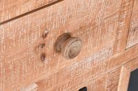 Ladenkast Home ESPRIT Zwart Natuurlijk Metaal Spar Cottage 110 x 40 x 92,5 cm - thumbnail