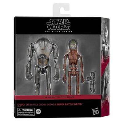 Star Wars Episode II Black Series Action Figure 2-Pack C-3PO (B1 Battle Droid Body) & Super Battle Droid 15 cm