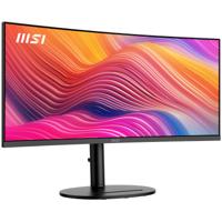 MSI Modern MD342CQP 34 inch UWQHD 1500R gebogen pc-monitor - VA-paneel 3440 x 1440, KVM, PIP/PBP, breed kleurengamma, oogcomfort, geïntegreerde luidspreker, 3-assig verstelbaar - HDMI 2.0b, DP 1.4a - thumbnail
