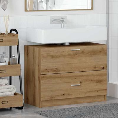 Badkamerkast Artisan Eiken 78 x 37 x 59 cm Bewerkt hout