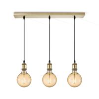 Light depot - hanglamp pendel Vintage 3L Beam - brons - Outlet - thumbnail