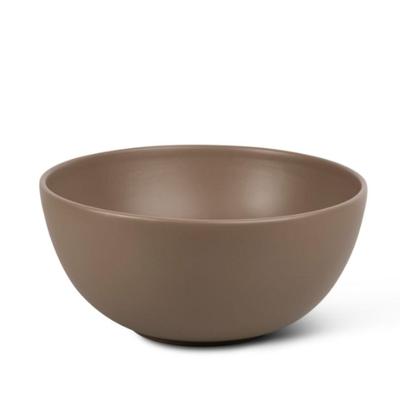 Waskom Globo T-Edge Rond 37x16 cm Zonder Overloop Castagno Globo