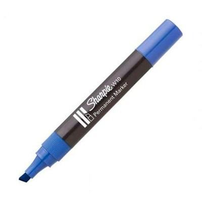 Permanente markeerstift Sharpie W10 Blauw 12 Onderdelen Permanente markeerstift Sharpie W10 Blauw 12 Onderdelen