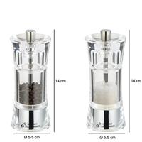 ZASSENHAUS - Aachen - Pepermolen & Zoutmolen 14cm Acryl - thumbnail