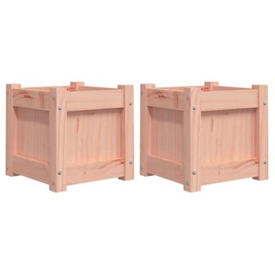 VidaXL Plantenbakken 2 st massief douglashout VidaXL Plantenbakken 2 st massief douglashout