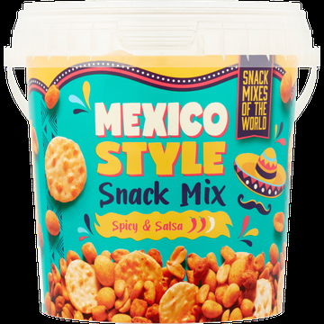 Snack Mixes of The World Mexico Style Snack Mix Spicy & Salsa 425 g bij Jumbo
