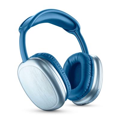 Cellularline Over Ear headset Bluetooth, Draadloos, Kabel Blauw Volumeregeling, Microfoon uitschakelbaar (mute)
