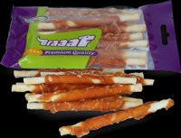 Braaaf Rawhide Roll Sticks Kip - 8 st. - thumbnail