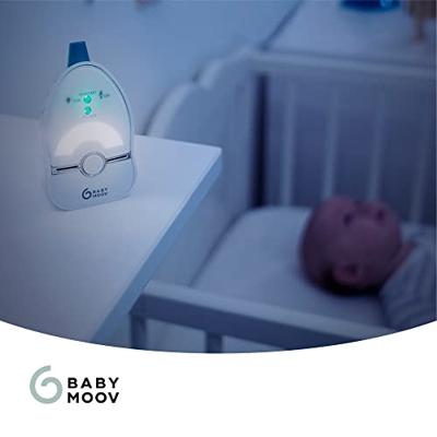 Babyfoon Easy Care bereik van 500 meter BABYMOOV wit/zwart Babyfoon Easy Care bereik van 500 meter BABYMOOV wit/zwart