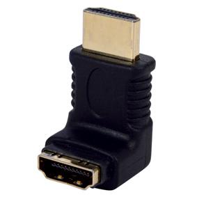Haakse HDMI adapter verguld